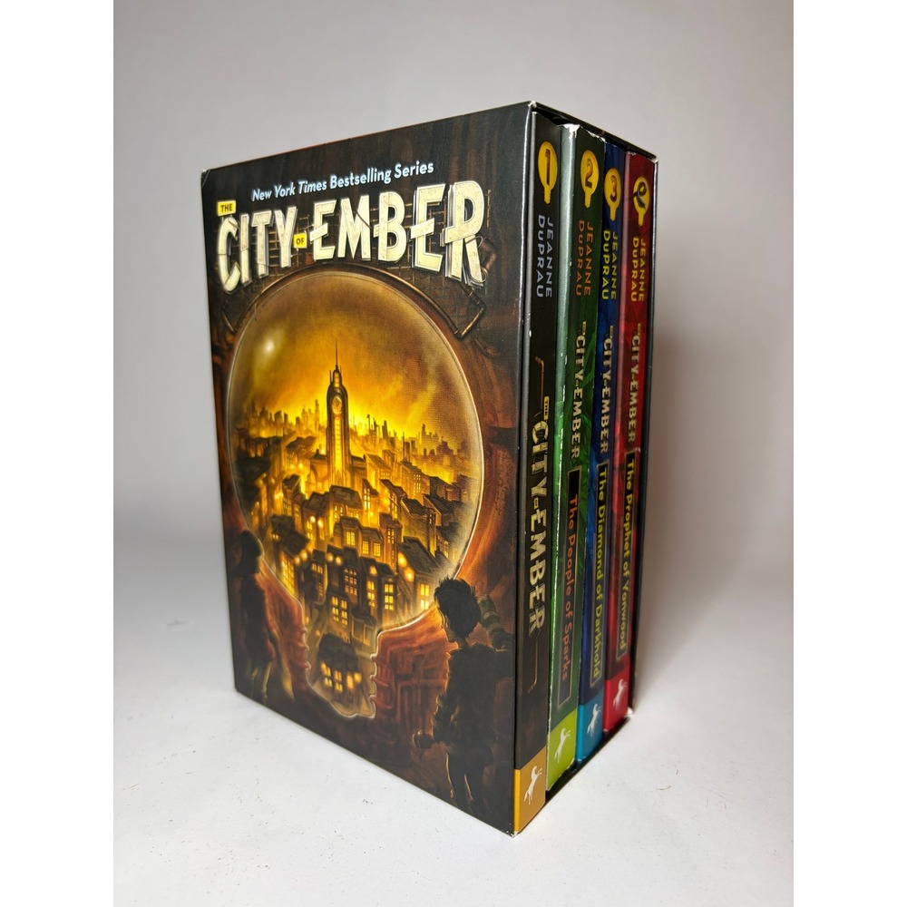 City of Ember Paperback 4 Book Box Set Jeanne DuPrau Sparks Darkhold Yonwood